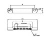 Aluminiowy zaczep strun VPARTS VLT-001A (CR)