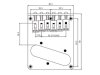 Mostek VPARTS Modern T-style VBT-001 (GD)