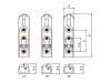 Mostek do basu VPARTS VBB-M14-2 mono-rail (GD)