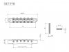 Mostek tune-o-matic 4,2mm GOTOH GE104B (CR)