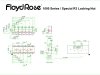 Blokada strun R-3 FLOYD ROSE FR1NR3B (BK)