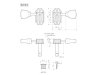 Klucze blokowane GOTOH SD90-SL MG (GD,3+3)