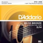 Struny D'ADDARIO 80/20 Bronze Wound EJ14 (12-56)