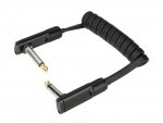 Kabel patch ROCKBOARD Flat Black Coiled AA (50cm)