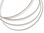 Binding PVC INCUDO (WBW, 1.5mm/6.0mm/1700mm)