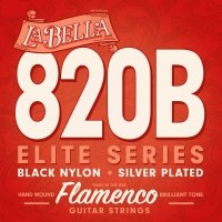 Struny LA BELLA 820B Elite Flamenco Black Nylon 
