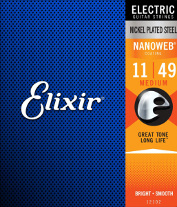 Struny ELIXIR NanoWeb Nickel Plated (11-49)