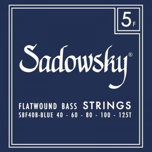 Struny SADOWSKY Blue Flatwound Bass (40-125) 5str