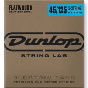 Struny DUNLOP DBFS45125 Flatwound (45-125) 5str