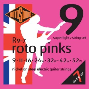 Struny ROTOSOUND Roto Pinks R9-7 (9-52) 7str.