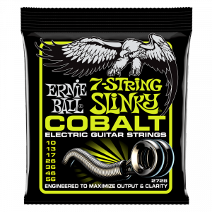 Struny ERNIE BALL 2728 Slinky Cobalt (10-56) 7str.