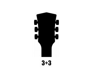 Klucze do gitary GOTOH SGV510Z-EN01 (XN,3+3)