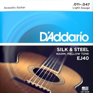 Struny D'ADDARIO Silk and Steel EJ40 (11-47)