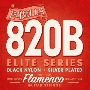Struny LA BELLA 820B Elite Flamenco Black Nylon