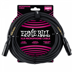 Kabel mikrofonowy XLR-XLR ERNIE BALL 6073 (7,62m)