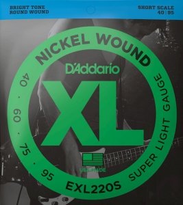 Struny D'ADDARIO XL Nickel Wound EXL220S (40-95)