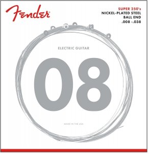Struny FENDER Super 250XS Nickel-Plated (08-38)