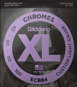 Struny D'ADDARIO Chromes ECB84 (40-100)