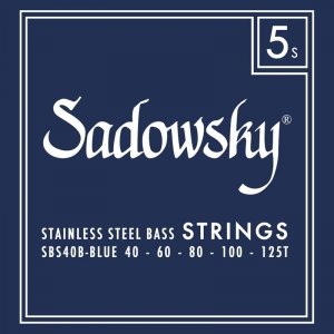 Struny SADOWSKY Blue Stainless Taper (40-125) 5str
