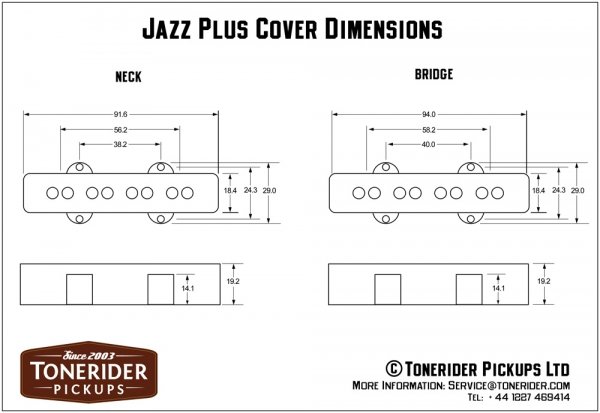 TONERIDER Duke J Staggered (BK, neck)