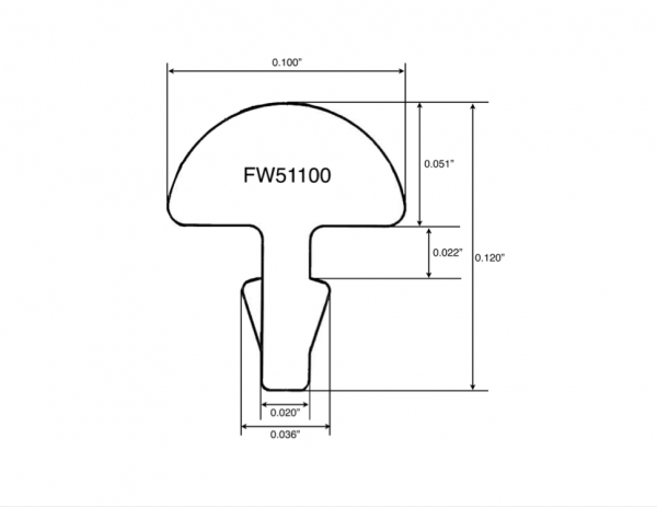 Progi JESCAR FL51100-P3 (18% nickel-silver)