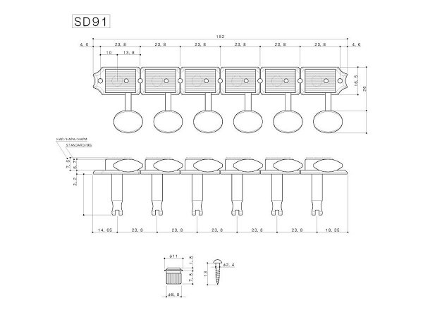 Klucze blokowane GOTOH SD91-P5R MG (N,6L)
