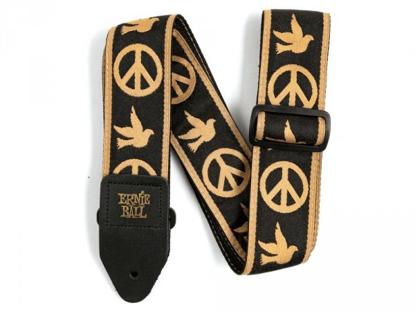 Pasek gitarowy ERNIE BALL Peace Love Dove Jacquard