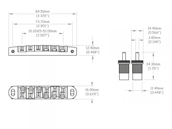 Mostek rolkowy VPARTS VLB-064 (GD)