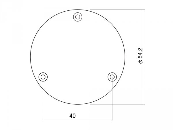 Maskownica tylna HOSCO LP-101BK (BK)