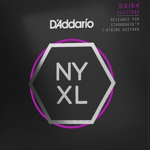 Struny D'ADDARIO NYXL Nickel Wound (095-64) 7str.