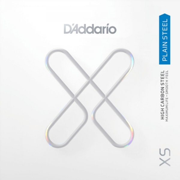Pojedyncza struna D'ADDARIO XS Plain steel 0165