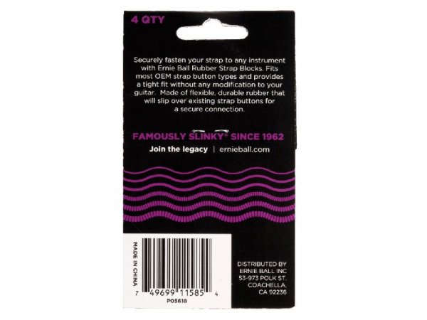 Blokada paska ERNIE BALL 5618 Strap Blocks (PR)