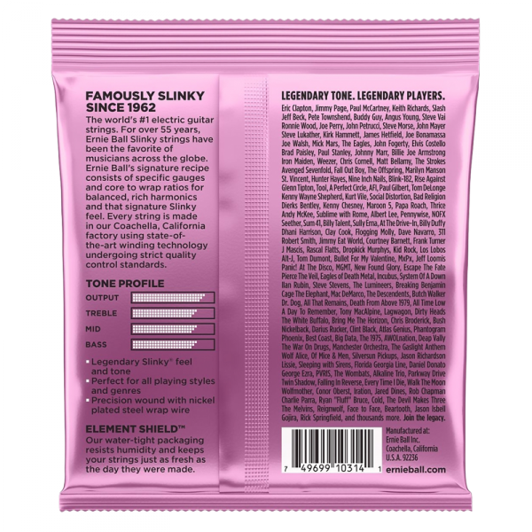 Struny ERNIE BALL 2213 Nickel Slinky (10,5-48)