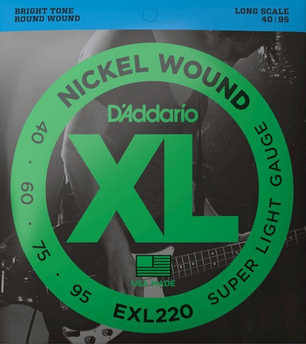 Struny D'ADDARIO XL Nickel Wound EXL220 (40-95)