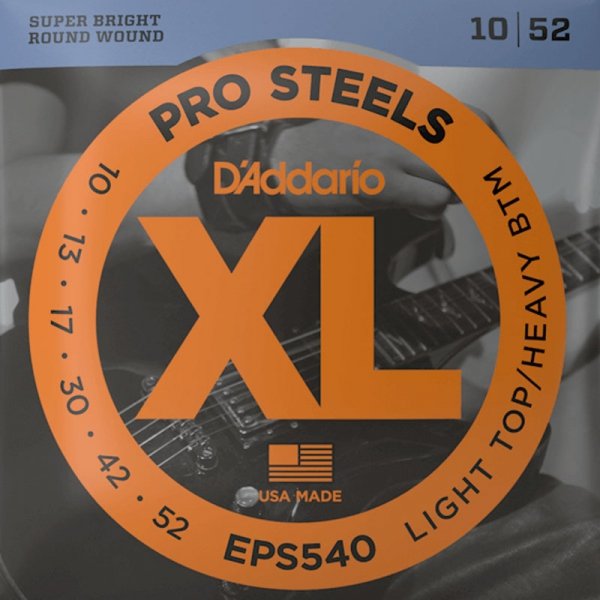 Struny D'ADDARIO XL ProSteels EPS540 (10-52)