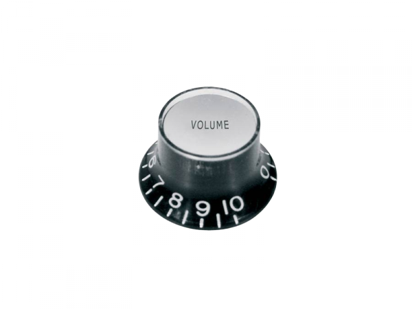 Gałka gitarowa HOSCO KB-130VI Top Hat Vol (BK/S)