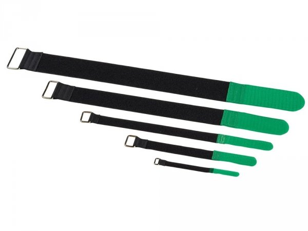 Opaski z rzepem Velcro do kabli 20x300mm (GR)