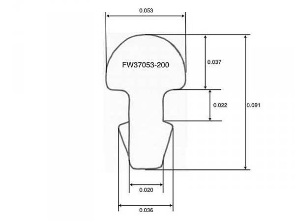 Progi JESCAR FL37053-P3 (18% nickel-silver)
