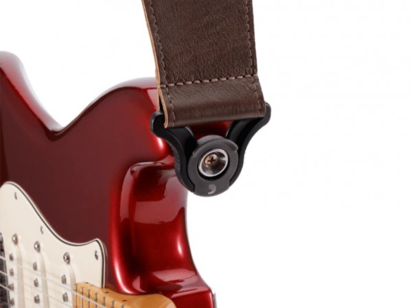 Pasek skórzany D'ADDARIO Auto Lock 6,35cm Brown