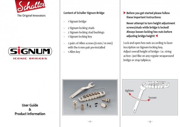 Mostek wraparound SCHALLER Signum (RU)