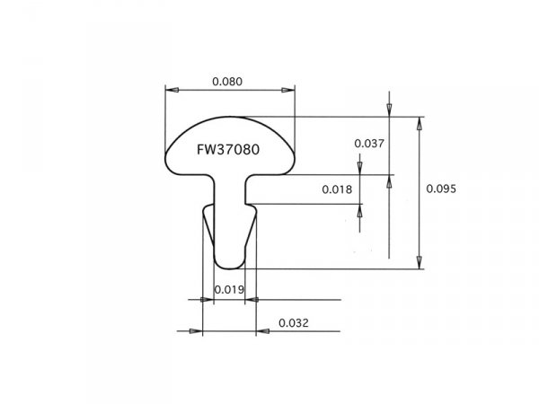 Progi JESCAR FL37080-P3 (18% nickel-silver)