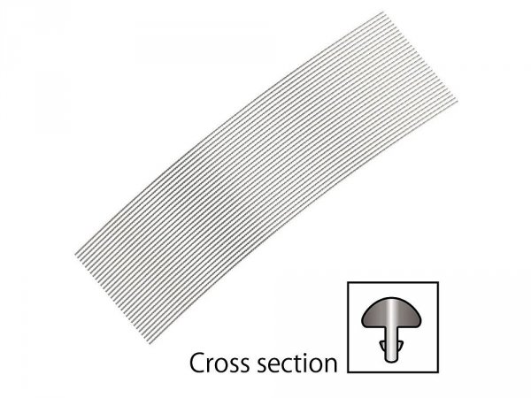 Progi HOSCO 2,6mm M3 (18% nickel-silver, 50cm)