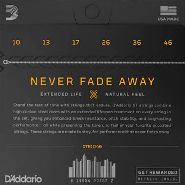 Struny D'ADDARIO XTE Nickel Wound (10-46)