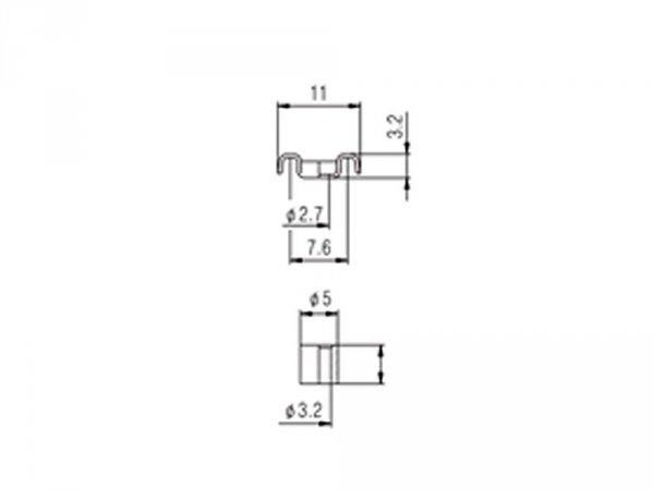 Docisk strun 4,0mm VPARTS VSR-107 (BK)