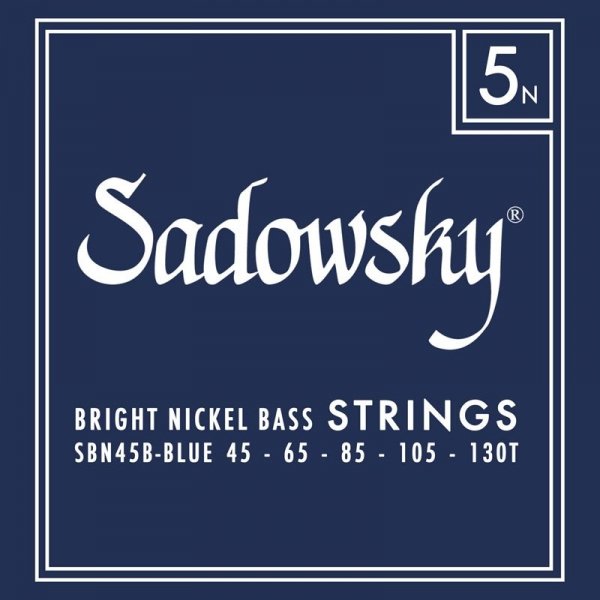 Struny SADOWSKY Blue Bright Nickel  (45-130) 5str