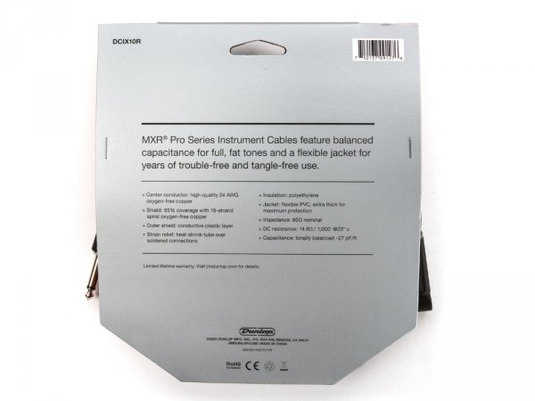 Kabel instrumentalny MXR Pro Series DCIX10R (3m)
