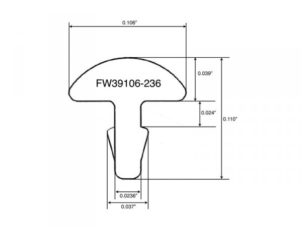 Progi JESCAR FL39106-236-P3 (18% nickel-silver)