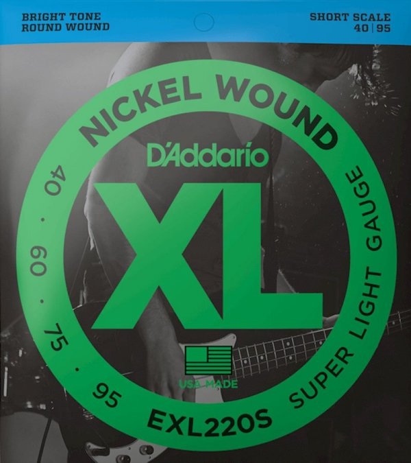 Struny D'ADDARIO XL Nickel Wound EXL220S (40-95)