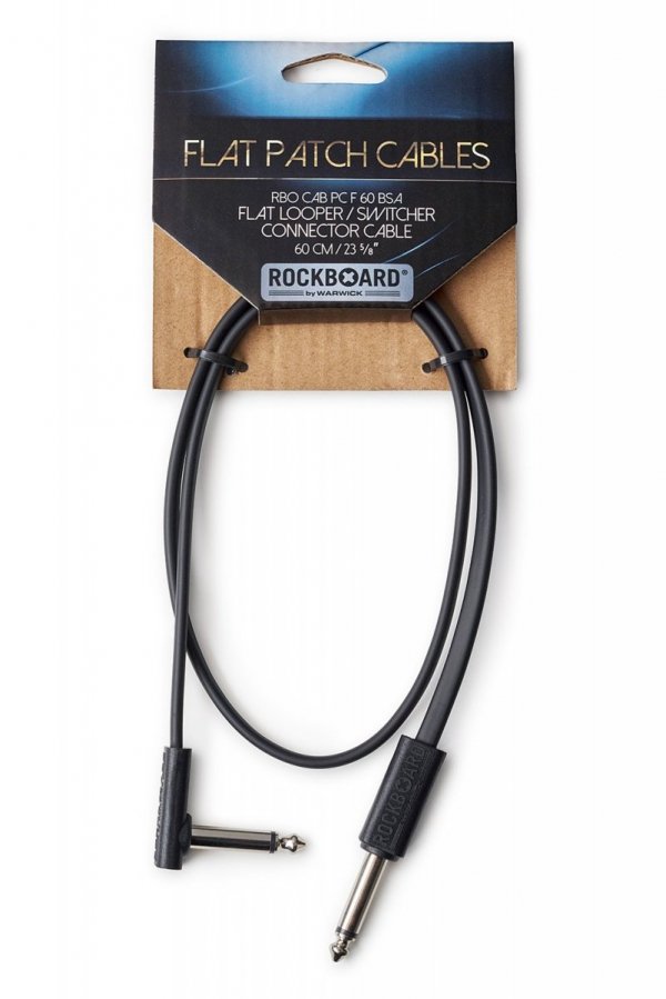 Kabel patch ROCKBOARD Flat Black SA (60cm)