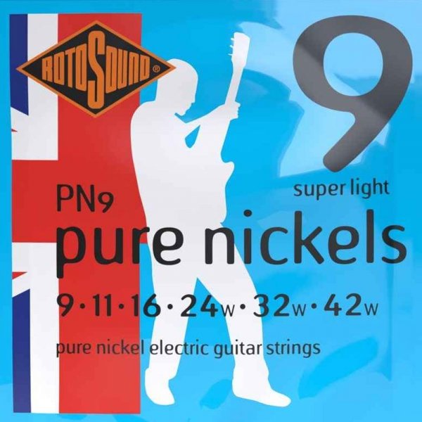 Struny ROTOSOUND PN9 Pure Nickels (9-42)